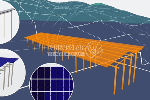 تعمل Segret Solar على تعزيز Tracker ، وأدوات التضاريس للتخطيط الكهروضوئي على نطاق واسع