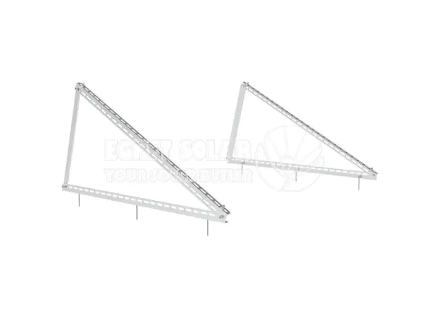 Triangle Solar Flat Roof Aluminum Structure