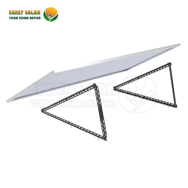 نظام تركيب ترايبود أسود بالطاقة الشمسية